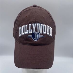 DOLLYWOOD Adult Brown White Brown Adj. Cap Hat